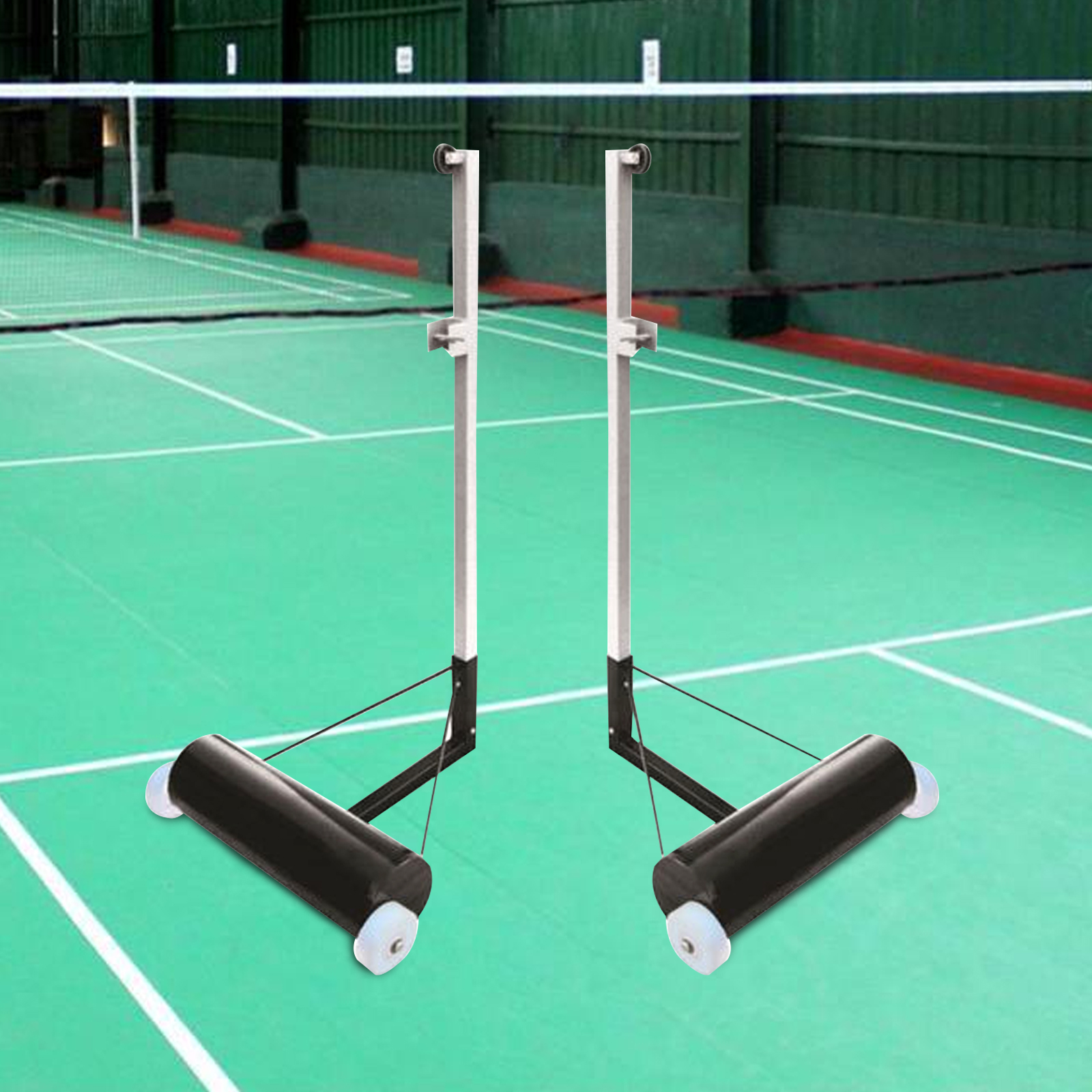 Badminton net poles hotsell